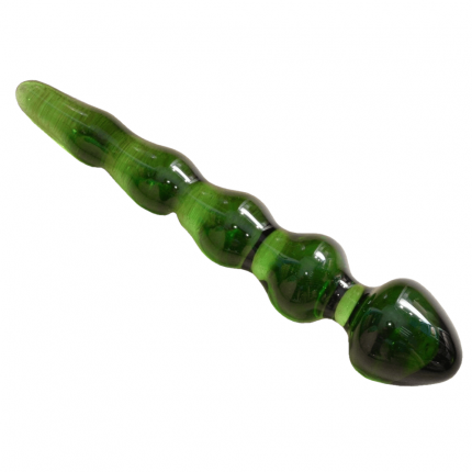 Green Crystal of Pleasure Double Headed Dildo