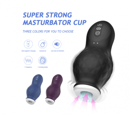 7 Vibration & Sucking Automatic Male Masturbator Cup