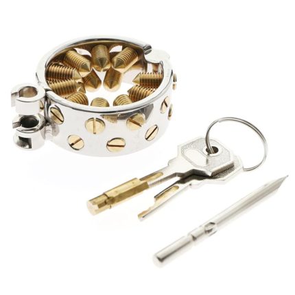 Slave's Stainless Testicle Torture Tool