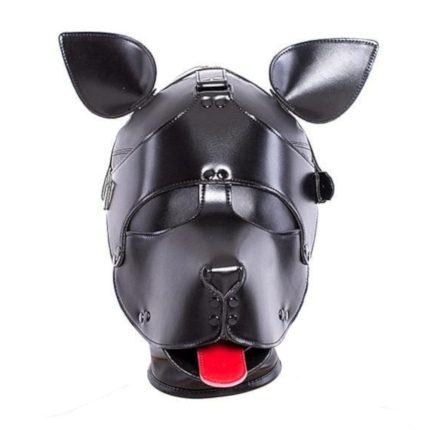 Black Canine Cosplay BDSM Mask
