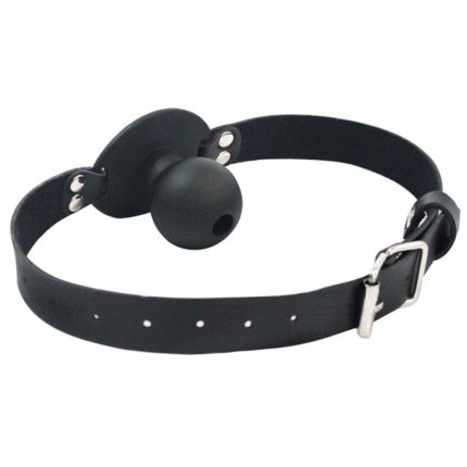 Black Breathable Pacifier Ball Gag
