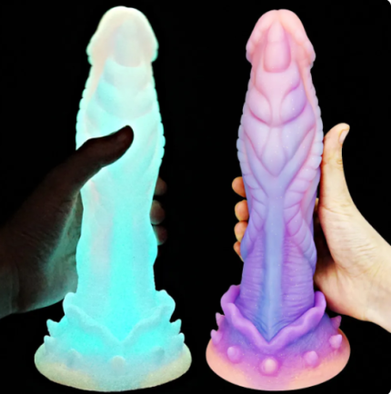 Luminous Huge Silicone  Glowing Monster Dildos