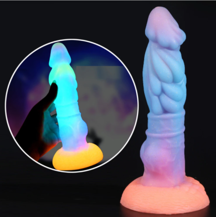Huge Luminous Silicone Dragon Dildo