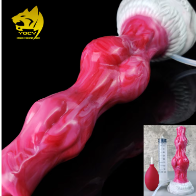 YOCY Monster Squiritng Dog Dildo With Suction Cup